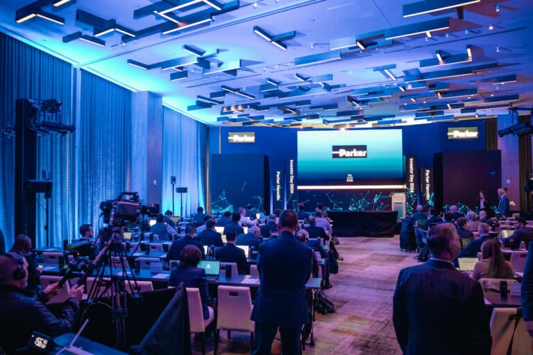 Parker screens at shareholder event